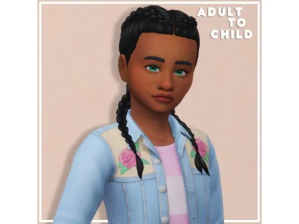 Maxis Match mellowsimss Strangerville Braids - The Sims 4 Custom Content