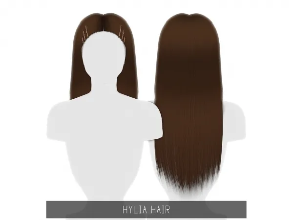 Alpha HYLIA HAIR by simsfinds - The Sims 4 Custom Content
