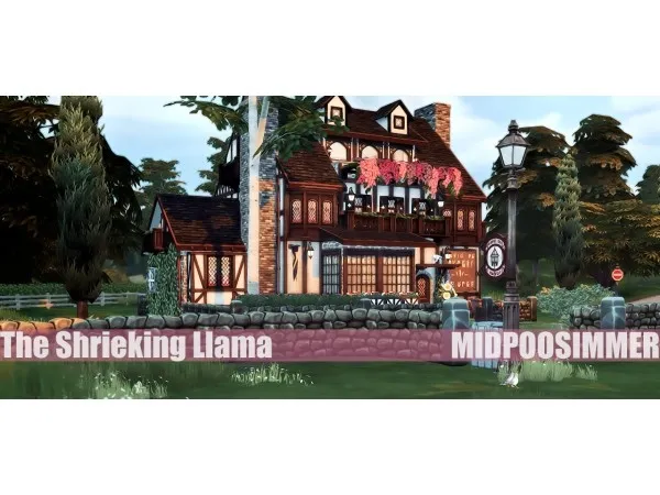 Alpha midpoosimmer THE SHRIEKING LLAMA - The Sims 4 Custom Content