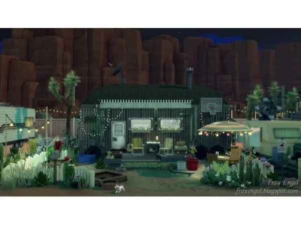 Alpha Stranger Ville Trailer Two versions by Frau Engel - The Sims 4 Custom Content
