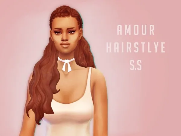 Maxis Match simplifiedsimi Amour Hairstyle - The Sims 4 Custom Content