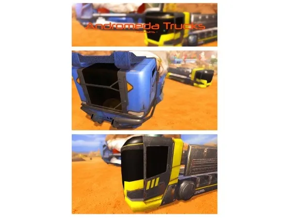Maxis Match Andromeda Trucks by toskasims - The Sims 4 Custom Content