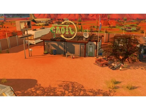 Maxis Match tropicpixel Gradys Garage - The Sims 4 Custom Content