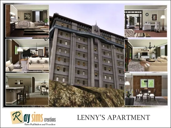Lenny's Apartment - The Sims 3 Custom Content