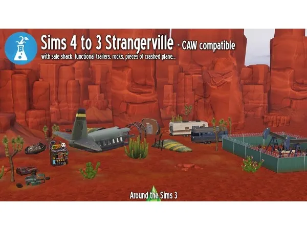 Around Sims 4 to 3 Strangerville - The Sims 3 Custom Content