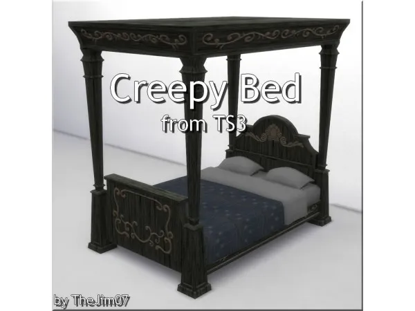Maxis Match Creepy Bed from by TheJim07 - The Sims 4 Custom Content