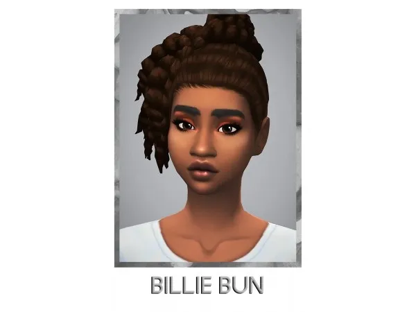 Maxis Match savvysweet Billie Bun - The Sims 4 Custom Content