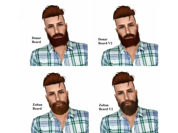 Beards Part 1 by VenusPrincess - The Sims 3 Custom Content
