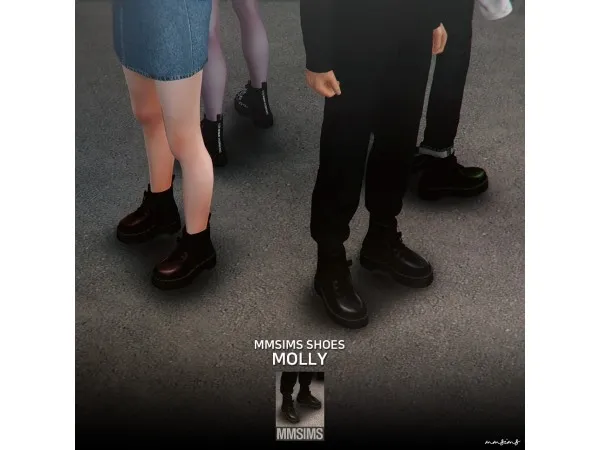Alpha MMSIMS Dr Martens Molly - The Sims 4 Custom Content