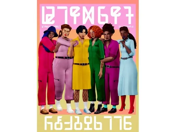 Maxis Match coveralls by glumbut - The Sims 4 Custom Content