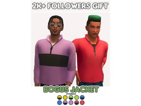 Maxis Match [Dyoreos] 2k Followers Gift - The Sims 4 Custom Content