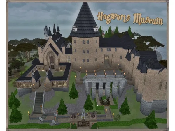 Alpha Hogwarts Museum ( by JH) by huso1995 - The Sims 4 Custom Content