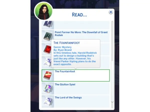 Mix Ayn Rand Book Parodies (Readable) by SyrinxPriest2112 - The Sims 4 Custom Content