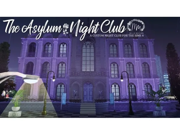 Alpha miljamaison THE ASYLUM NIGHTCLUB - The Sims 4 Custom Content