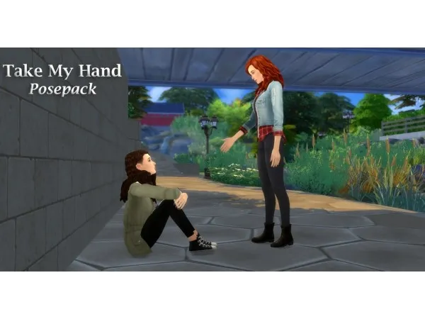 Alpha MusiLizzy Take My Hand Posepack - The Sims 4 Custom Content