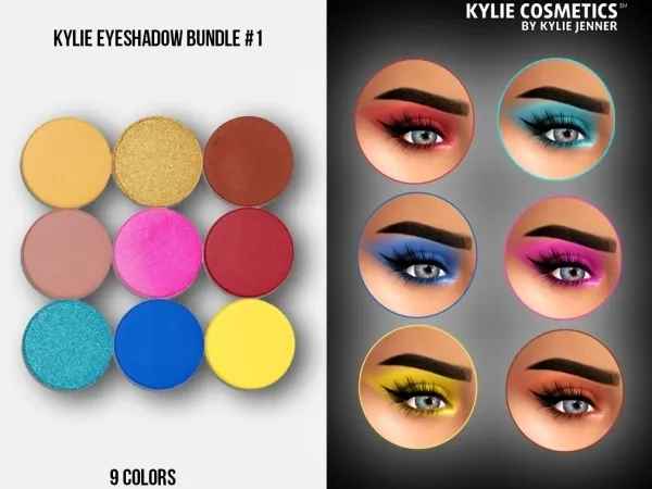 Alpha KYLIE EYESHADOW BUNDLE 1 - The Sims 4 Custom Content