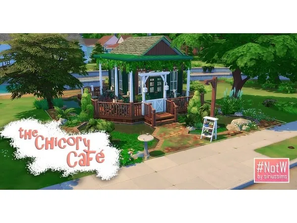 Maxis Match siriussims THE CHICORY CAFÉ - The Sims 4 Custom Content