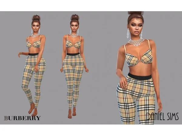 Alpha The Carters Apeshit video Beyonce in Burberry sims by daniel - The Sims 4 Custom Content