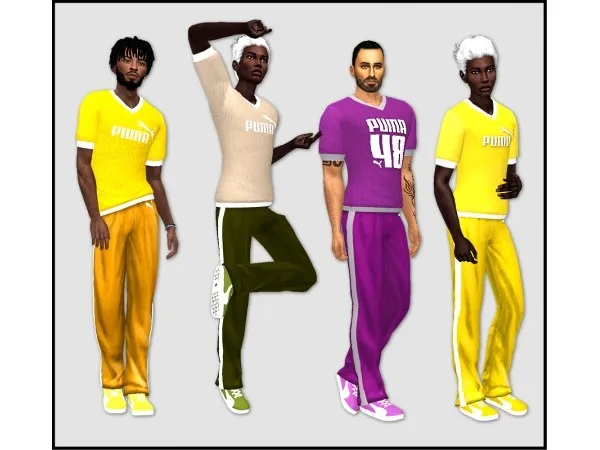 Alpha Puma Outfit Sneakers by blewis50 - The Sims 4 Custom Content