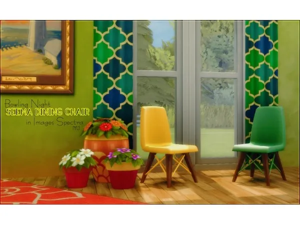 Maxis Match noriannsimblr Bowling Night Seema Dining recolor - The Sims 4 Custom Content