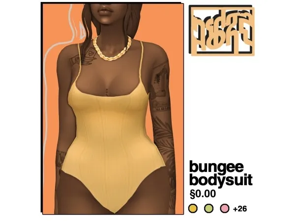 Maxis Match ridgeport bungee bodysuit - The Sims 4 Custom Content