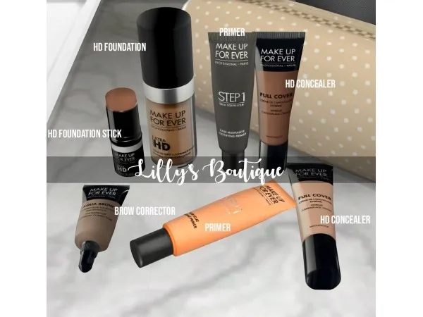 Alpha lillysboutique Makeup Forever Clutter - The Sims 4 Custom Content