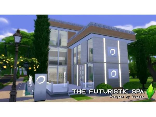Maxis Match The futuristic spa by iSandor - The Sims 4 Custom Content