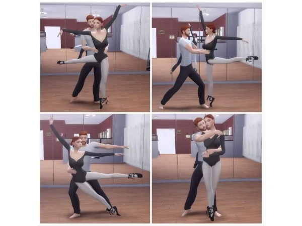 Alpha eleonorroth Ballet couple posepack Eleonorroth - The Sims 4 Custom Content