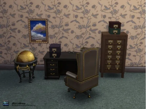 Maxis Match merry927 Filing Alone Cabinet and Regulation Filing Box Made Pretty - The Sims 4 Custom Content