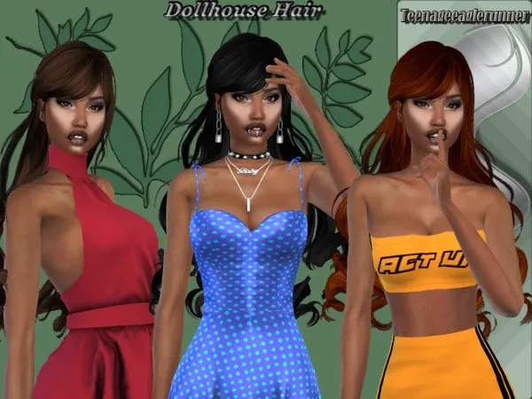 Alpha Dollhouse Hair Retexture by teenageeaglerunner2 - The Sims 4 Custom Content