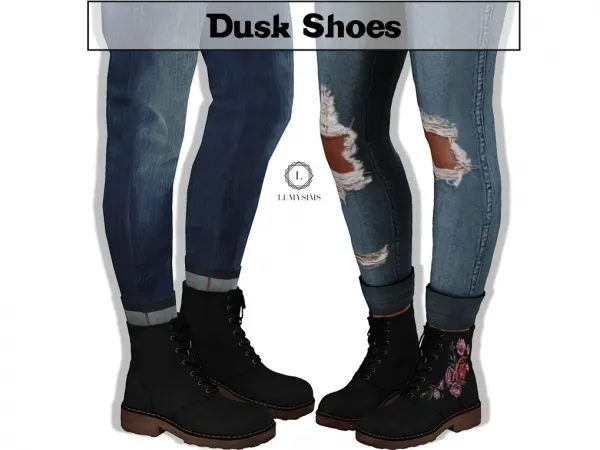Alpha Dusk Shoes (Female) - The Sims 4 Custom Content