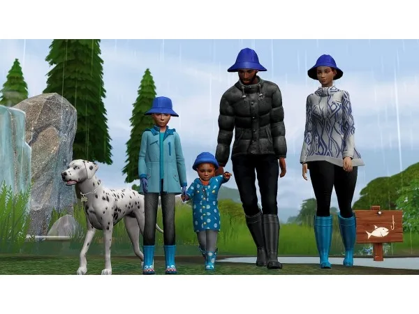 Maxis Match trendingsims Rainy Day with Us - The Sims 4 Custom Content