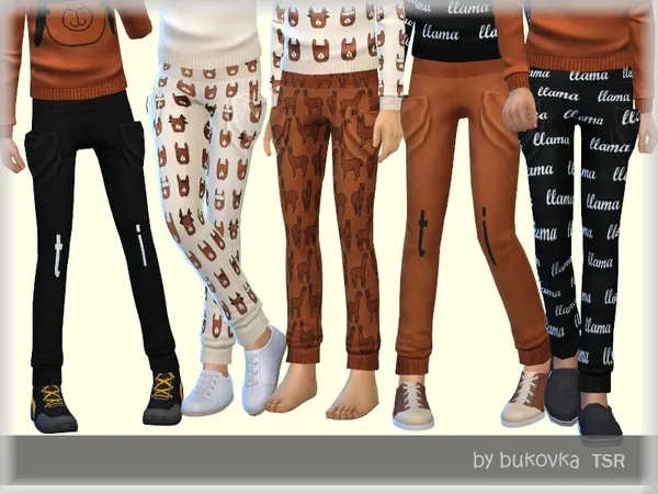 Alpha Pants Lama - The Sims 4 Custom Content