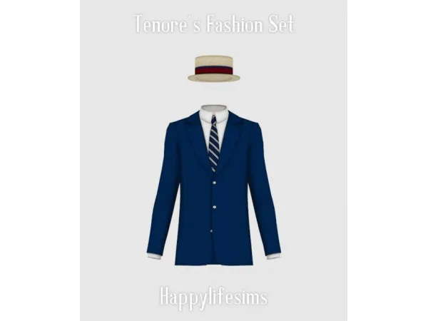 Maxis Match [Lonelyboy] Tenores Fashion Set - The Sims 4 Custom Content