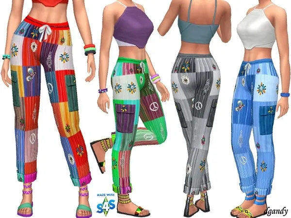 Alpha Boho Capris 201904_02 - The Sims 4 Custom Content