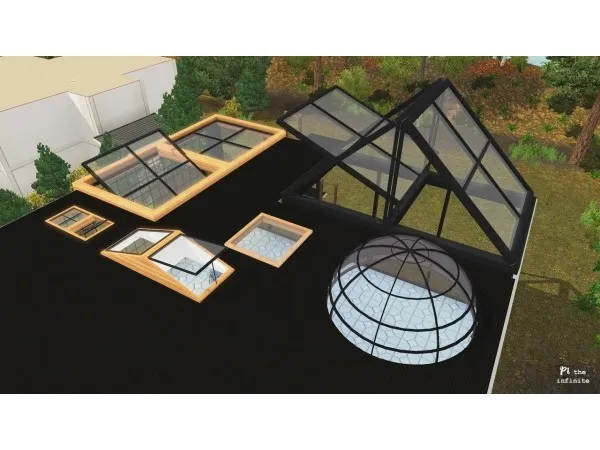 pitheinfinite Skylight Set - The Sims 3 Custom Content