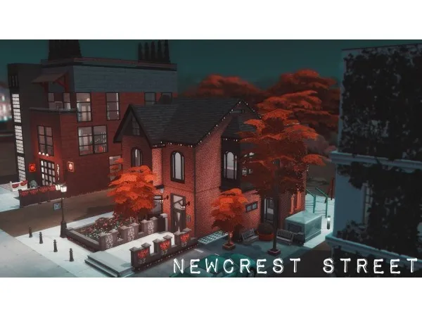 Alpha iiwa s Newcrest street TownhousesGym - The Sims 4 Custom Content