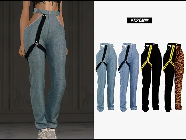 Alpha SlayClassy 102 Cargo pants by slayclassy - The Sims 4 Custom Content