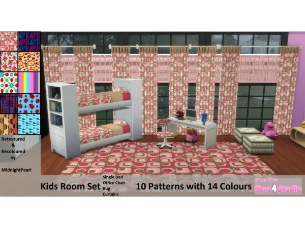 Alpha Kids Pack Set 10 Patterns 14 Colours Updated by wendy35pearly - The Sims 4 Custom Content