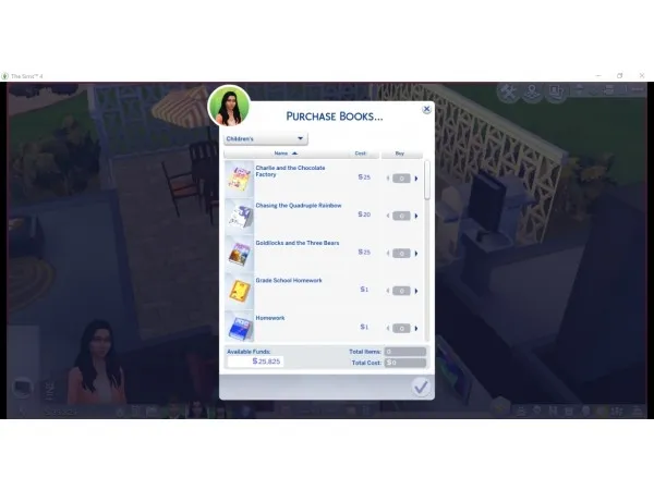 Mix Classic Children's Books Readable by KaraStars - The Sims 4 Custom Content