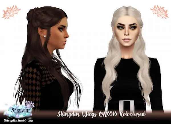 Alpha S4 Wings ON0510 Retexture Naturals Unnaturals - The Sims 4 Custom Content