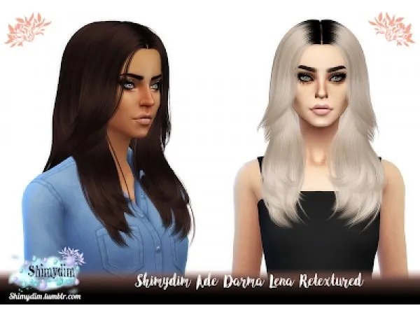 Alpha S4 Ade Darma Lena Retexture DarkRoots Naturals Unnaturals - The Sims 4 Custom Content