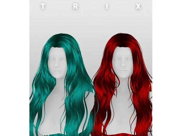 Alpha TRIX Airplane Hair - The Sims 4 Custom Content