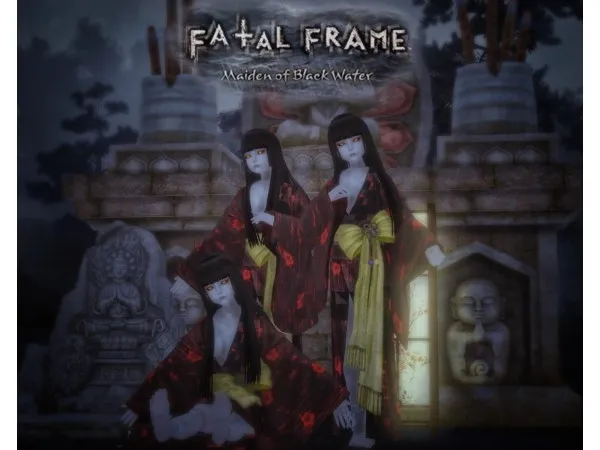 Alpha mimoto sims Fatal Frame 5 Shiranui Ghost Doll - The Sims 4 Custom Content