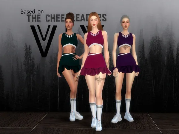 Alpha Cheerleaders_Viy1 - The Sims 4 Custom Content