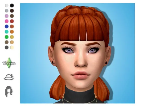 Maxis Match Katie w Bangs (All Ages) - The Sims 4 Custom Content