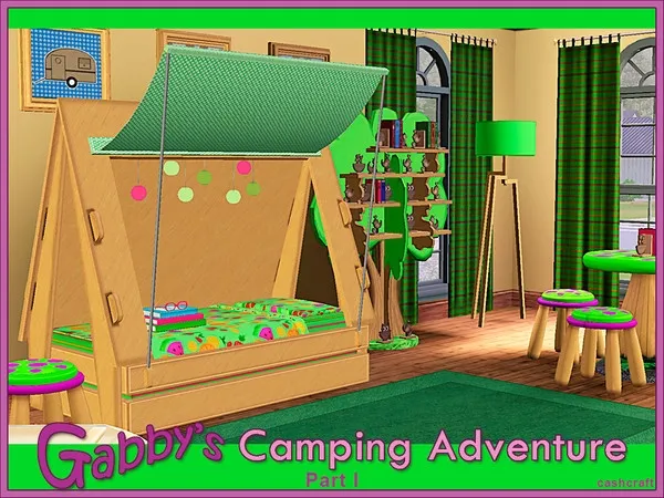 Gabby's Camping Adventure - The Sims 3 Custom Content