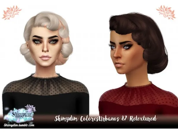 Alpha S4 ColoresUrbanos 87 88 89 90 91 Retexture TwoTone Naturals Unnaturals - The Sims 4 Custom Content