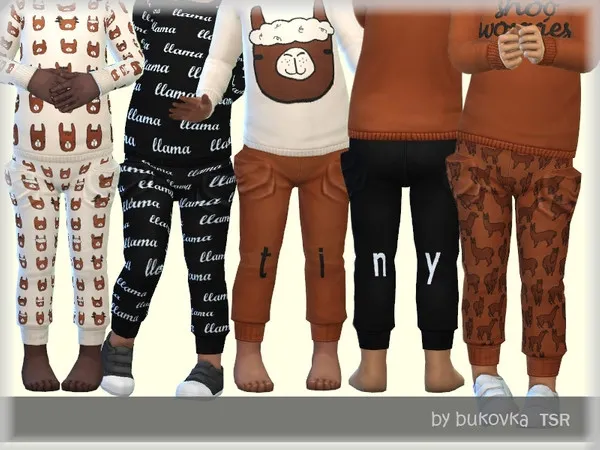 Alpha Pants Lama - The Sims 4 Custom Content