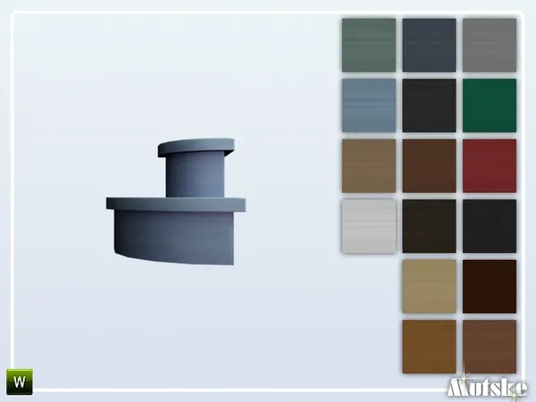 Stairs Add on Unremarkable Staircase 2 steps Round - The Sims 4 Custom Content